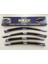 Blueoto Honda Civic 2012-2015 Kromlu Cam Rüzgarlığı 4'lü 1