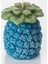Büyük Ananas Mavi Mum 2