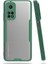 - Xiaomi Mi 10T 5G - Kılıf Kenarı Renkli Arkası Şeffaf Parfe Kapak - Koyu Yeşil - T15946 1