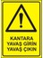 Kantara Yavaş Girin Yavaş Çıkın 25 x 35 cm 3 mm Dekota Levha 1