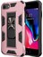 Apple iPhone SE 2020 Kapak Standlı Mıknatıslı Tank Kılıf Rose Gold 1