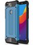 Huawei Honor 8 Lite Kapak Çift Katmanlı Zırh Tank Kılıf Mavi 1