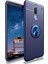 Huawei Mate 10 Lite Kılıf Renkli Yüzüklü Manyetik Silikon Kapak Mavi 1