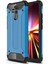 Huawei Mate 20 Lite Kapak Çift Katmanlı Zırh Tank Kılıf Mavi 1