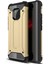 Huawei Mate 20 Pro Kapak Çift Katmanlı Zırh Tank Kılıf Gold 1