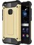 Huawei P10 Lite Kapak Çift Katmanlı Zırh Tank Kılıf Gold 1