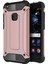 Huawei P10 Lite Kapak Çift Katmanlı Zırh Tank Kılıf Rose Gold 1