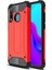 Huawei P40 Lite E Kapak Çift Katmanlı Zırh Tank Kılıf Kırmızı 1