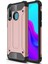 Huawei P40 Lite E Kapak Çift Katmanlı Zırh Tank Kılıf Rose Gold 1