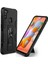 Samsung Galaxy A11 Kapak Standlı Mıknatıslı Tank Kılıf Siyah 1