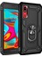 Samsung Galaxy A2 Core Kapak Military Yüzüklü Stantlı Panzer Tank Kılıf Siyah 1