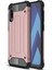 Samsung Galaxy A70 Kapak Çift Katmanlı Zırh Tank Kılıf Rose Gold 1