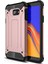 Samsung Galaxy J4 Plus Kapak Çift Katmanlı Zırh Tank Kılıf Rose Gold 1