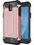 Samsung Galaxy J530 Pro Kapak Çift Katmanlı Zırh Tank Kılıf Rose Gold 1