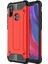 Xiaomi Mi 8 SE Kapak Çift Katmanlı Zırh Tank Kılıf Kırmızı 1