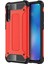Xiaomi Mi 9 Kapak Çift Katmanlı Zırh Tank Kılıf Kırmızı 1