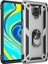 Xiaomi Redmi Note 9s Kapak Military Yüzüklü Stantlı Panzer Tank Kılıf Gri 1
