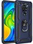 Xiaomi Redmi Note 9s Kapak Military Yüzüklü Stantlı Panzer Tank Kılıf Lacivert 1