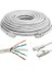 Cat6 Ethernet Adsl Kablosu Jaklı Internet Kablo 10 m 1