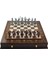 Gifthome Metal Satranç Takımı/seti;battal,yunan,antik,sedefli,k.ceviz ,çekm. Satranç Tahtası 4