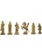 Gifthome Metal Satranç Takımı/seti;battal,osmanlı&bizans,parlak,kat.mermer Desenli Satranç Tahtası 5