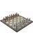 Gifthome Metal Satranç Takımı/seti;battal,osmanlı&bizans,antik, Kat.sedef Desenli Satranç Tahtası 2