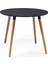 Eames Yuvarlak Siyah Masa 90X90 1
