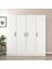 Kale 4 Kapaklı Zincir Dolap - Gardrop - Beyaz 1