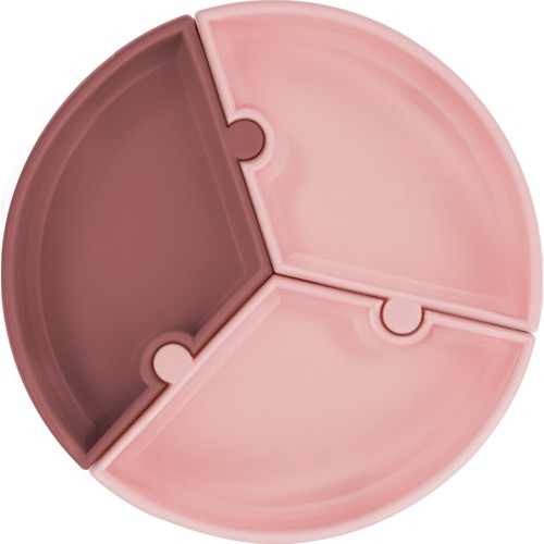 OiOi Silikon Puzzle - Pinky Pink/Velvet Rose