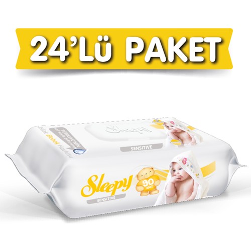 Sleepy Sensitive Islak Havlu Mendil 90 x 24'lü 2160 Yaprak