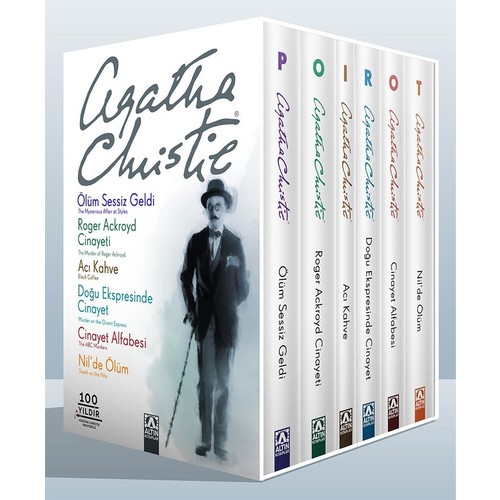Agatha Christie Poirot Seçkisi Seti (6 Kitap Takım - Ciltli)