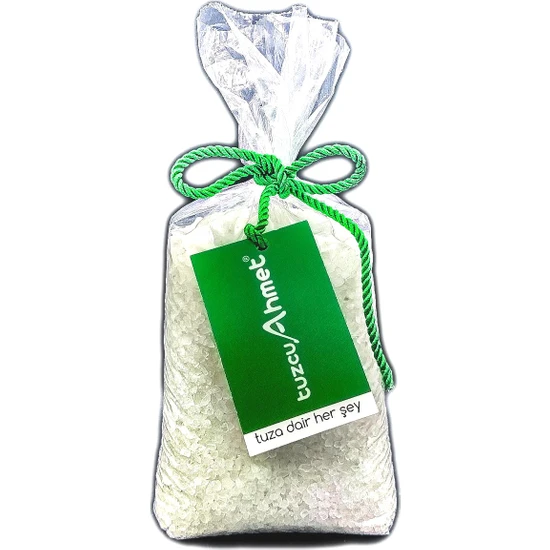 Tuzcu Ahmet Iri Taneli Kristal Çankırı Kaya Tuzu Yeşil Etiket 1 kg