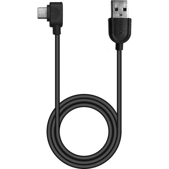 USB-Type-C Hızlı Şarj Kablosu 1.5m Siyah
