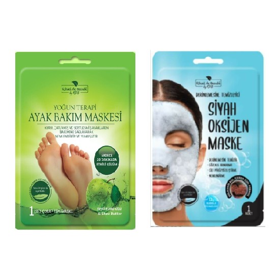 Rituel De Beaute Yoğun Terapi Ayak Bakım Maskesi + Rituel De Beaute Oksijen Maske