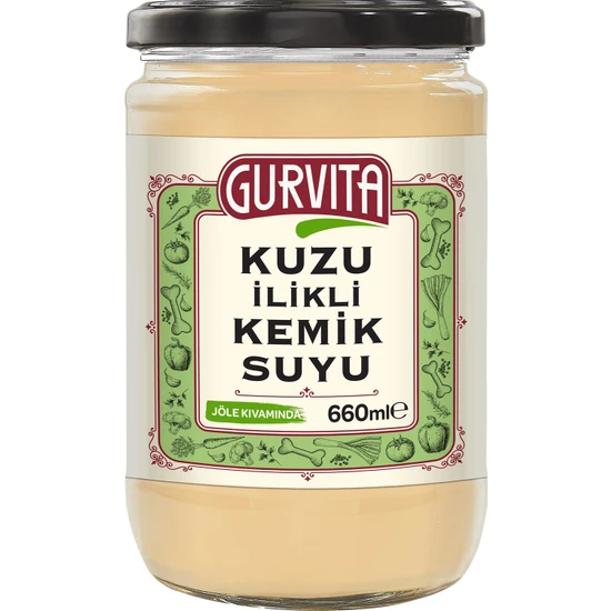 Gurvita Kuzu Ilikli Kemik Suyu 660 ml