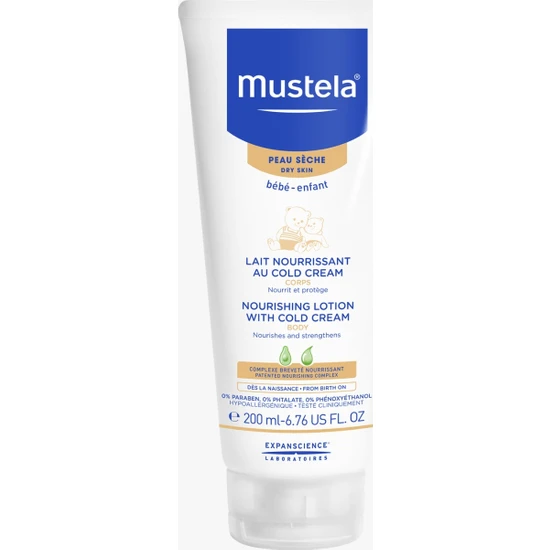 Mustela Body Lotion With Cold Cream Nutri - Protective Cold Cream İçeren Besleyici Vücut Losyonu  200 Ml