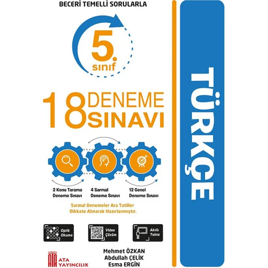 Ata Yayıncılık Yeni Nesil 5. Sınıf 18 Deneme Sınavı Türkçe