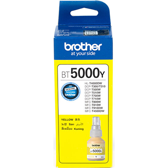 BROTHER BT5000Y Sarı Mürekkep Kartuş (5000 Sayfa)