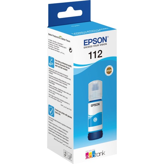 Epson L11160/L6550/L6570/L6580/L15150/L15160 112 EcoTank Pigment 6000 Sayfa Mavi