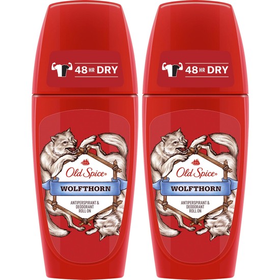 Old Spice Roll On Deodorant Wolfthorn 50 ml x 2 Fiyatı