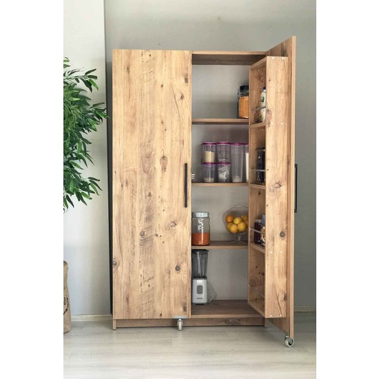 Avm Park Erzak Dolabı 2 Kapaklı Çok Amaçlı Mutfak Dolabı Fiyatı