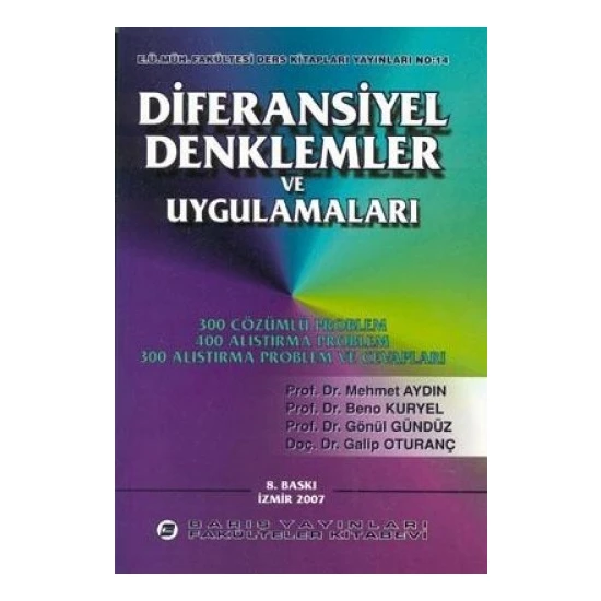 Diferansiyel Denklemler ve Uygulamaları - Mehmet Aydın