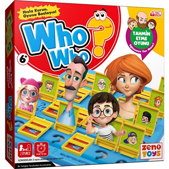 Zeno Toys Who Who Bil Bakalım Kutu Oyunu