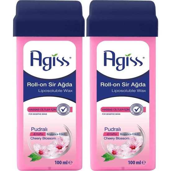 Agiss s Roll-On Sir Ağda 100 ml Pudra x 2