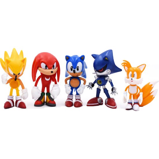 Elifeshop Sonic Boom & Arkadaşları Figür Oyuncak Seti 5 Figür Bir Arada
