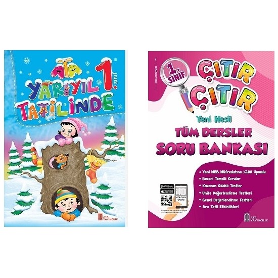 Ata Yayincilik 1 Sinif Ata Yariyil Tatilinde Citir Citir Kitabi