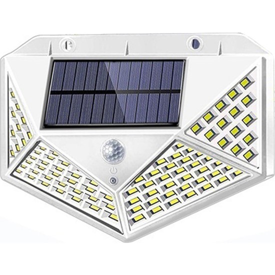 Mbw Güneş Enerjili 100 LEDli Işık - Beyaz (Yurt Dışından)