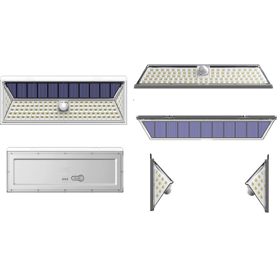 Mbw 126 LED Güneş Işık Duvara Monte Lamba Aydınlatma Siyah Fiyatı Mbw 126 LED Güneş Işık Duvara Monte Lamba Aydınlatma Siyah Fiyatı