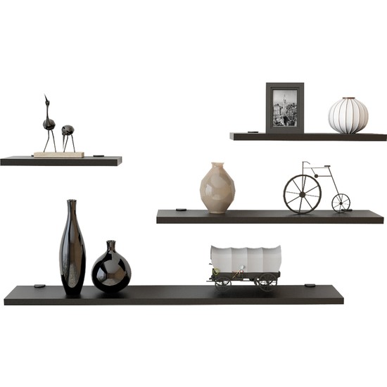 Yurudesign Shelf R18 4�lü Uçan Duvar Rafı Siyah Fiyatı Yurudesign Shelf R18 4�lü Uçan Duvar Rafı Siyah Fiyatı