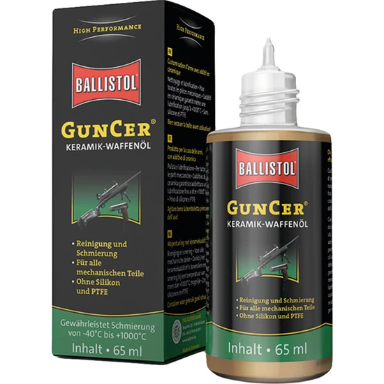 Ballistol Guncer Oil Seramik Katkılı Yağ 65ML